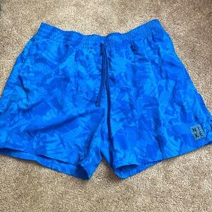 Nike swim trunks size L blue